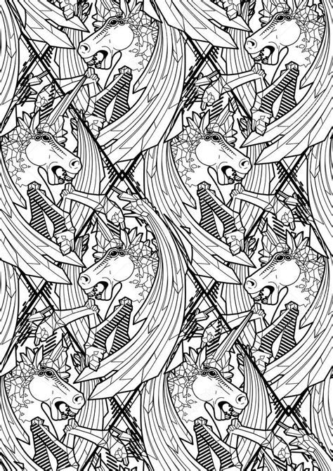 evil unicorn coloring pages top   printable unicorn coloring