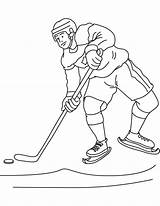 Ice Hockey Canada Coloring Pages sketch template
