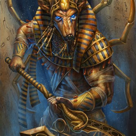Anubis By Andy Timm On Artstation Egyptian Gods