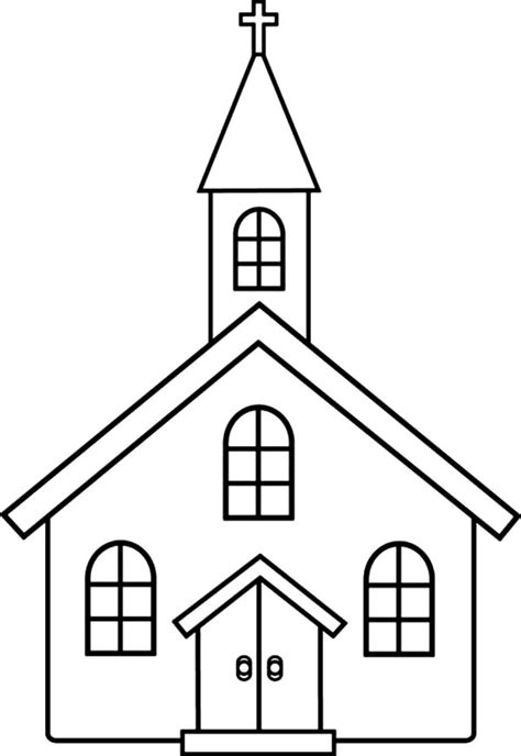 church coloring pages  kids church coloring pages  kids