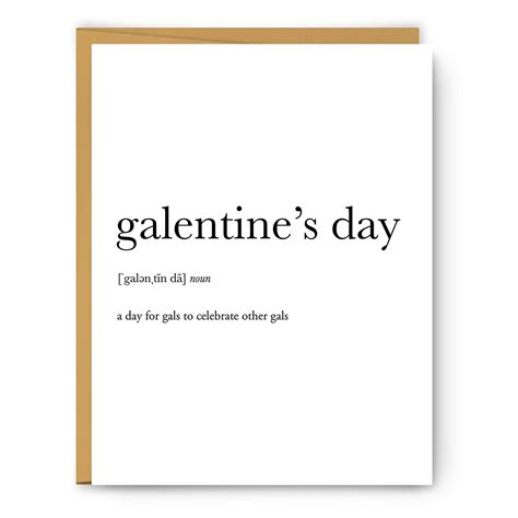 galentine s day definition unframed art print poster or