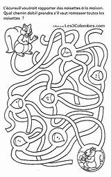 Labyrinthe Ligne Chezcolombes Labyrinth Enfants Colorier Labyrinths sketch template