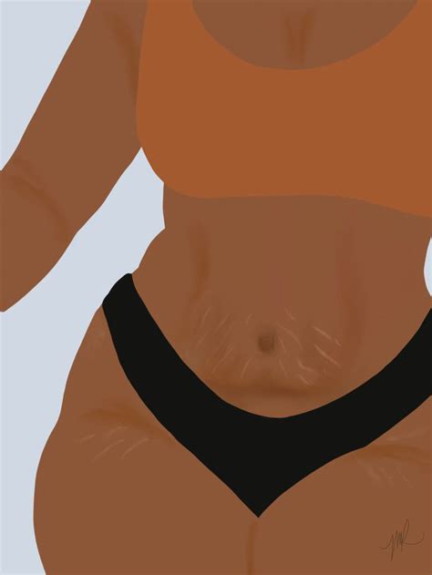 body positive illustration body positivity art black girl art