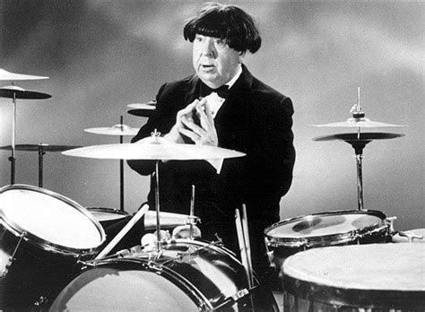 Alfred Hitchcock Wearing A Beatle Wig 1964 Rare