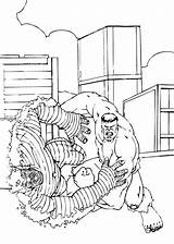 Coloring Abomination Pages Lego Hulk Template sketch template
