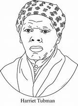 Tubman Harriet Clip Harriett sketch template