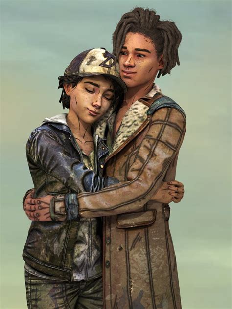 the walking dead game season 4 louis and clementine