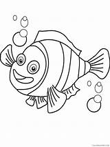 Clownfish Coloring4free sketch template