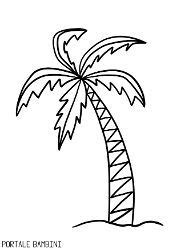 palm tree coloring pages   print portale bambini