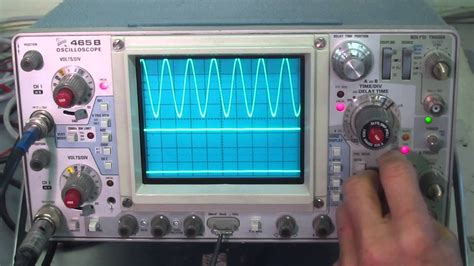 tektronix  mhz oscilloscope youtube