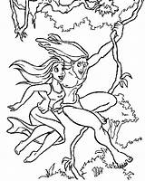 Tarzan Coloring Liane Coloriages Lion Roi Malvorlagen Dibujos Entraine Airs Gratuit Dibujoscolorear Sombrilla Ausmalen Chercher sketch template