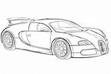 Bugatti Chiron R8 Malvorlage Bilder sketch template