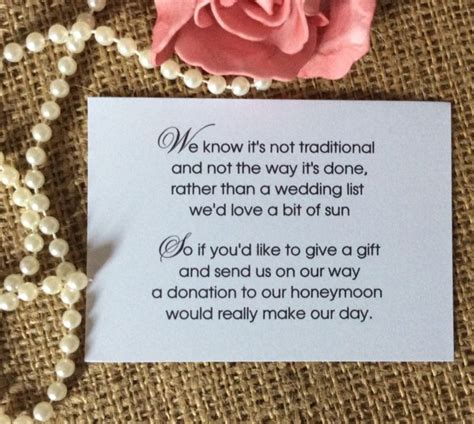 details    wedding gift money poem small cards