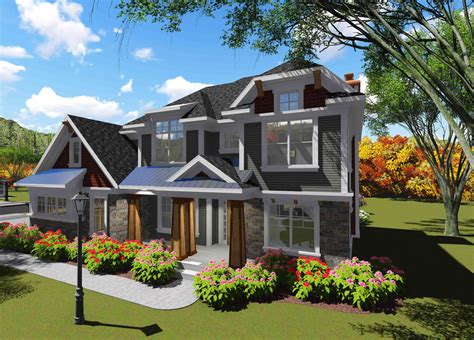plan ah  story open concept home craftsman house plans craftsman style house plans