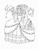 Princesses Colorare Princesa Tovaglia Getcolorings sketch template