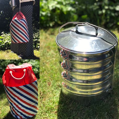 vintage stacking picnic set regal insulated picnic set complete picnic food tote aluminum