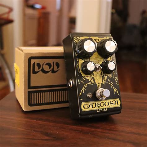 dod carcosa fuzz pedal awesome stuff   totally  reverb
