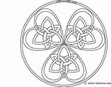 Celtic Colouring Knots Patrones sketch template