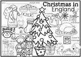 Christmas Vocabulary Coloring Around Pages Printable Getcolorings sketch template