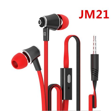 jm  ear earphone colorful headset hifi earbuds bass earphones  phone ear phones fone de