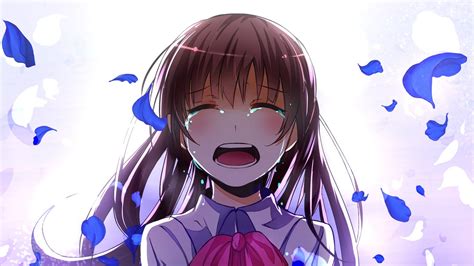 anime girl crying wallpapers wallpapersafaricom