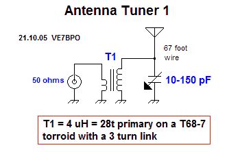 antenna tuner analogcircuit basiccircuit circuit diagram seekiccom