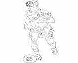 Coloring Pages Soccer Neymar Cup Bresil Fifa Brasil Printable Info Color Online sketch template