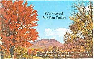 prayed   today postcard p paper  ephemera postcards  tymes remembered