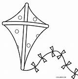 Kite Coloring Kites Cool2bkids Volant Cerf Coloriages Ausdrucken Jouets Getdrawings sketch template