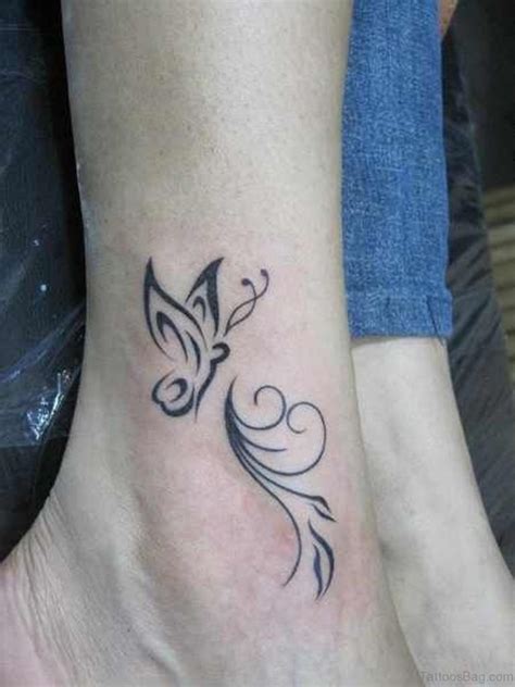 fabulous butterfly tattoos  ankle