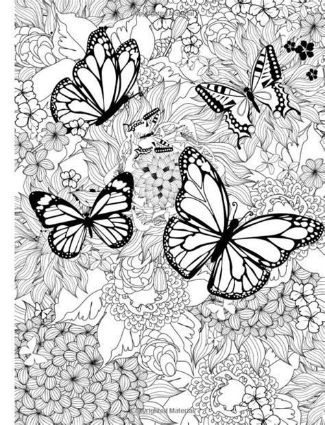 printable butterfly coloring pages  adults lamarqistokes