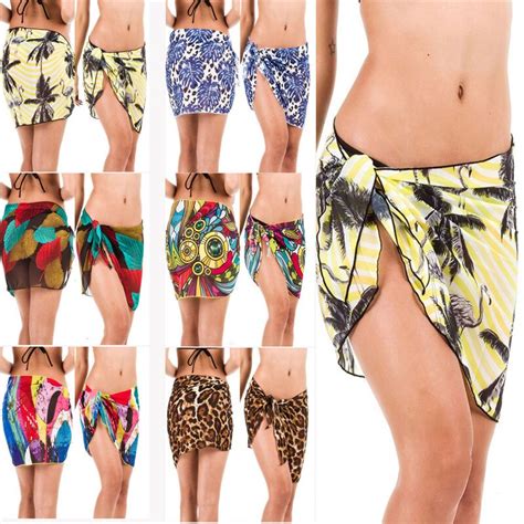 2017 Hot Print Beach Cover Up Women Sarong Summer Bikini