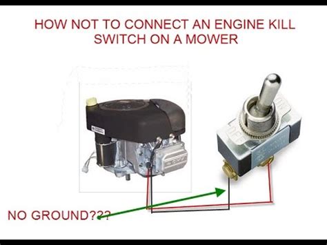 connect  engine kill switch   small engine youtube