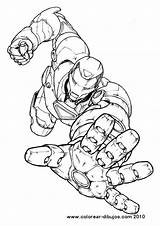 Coloring Pages Hulkbuster Iron Man Marvel Avengers Colouring sketch template