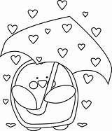 Valentine Hearts Clip Valentines Clipart Raining Heart Coloring Penguin Pages Graphics Mycutegraphics Cliparts Cards Cute Kids Happy Blank School Outline sketch template
