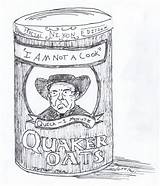 Quaker Oats Aspiring Cartoonist sketch template