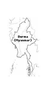 Burma Myanmar Map Outline Asia Printout Flag Enchantedlearning Printouts sketch template