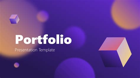 portfolio  template creative powerpoint  vrogueco