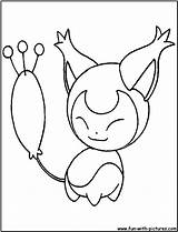 Skitty Coloring Pages Getcolorings Color Fun sketch template