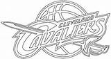 Cleveland Coloring Logo Cavaliers Pages Cavs Nba Printable Coloring1 Da sketch template