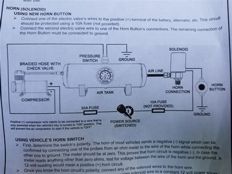 ford air horn wiring diagram