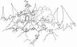 Coloring House Mountain Mountains Pages Monkeys Nevada Sierra Line Drawing Printable Top Designlooter Some Para 34kb 612px 1000 Getdrawings Colorear sketch template