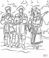 Sacagawea Lewis Clark Coloring Pages Printable Drawing Worksheets Color Cartoon Book Frontier Life Awesome Dot Getdrawings Getcolorings Print Colorings Paper sketch template