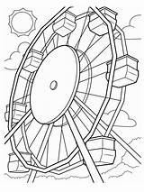Ferris Riesenrad sketch template