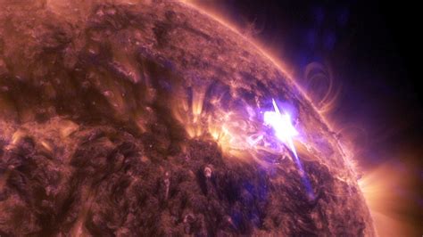 nasa releases stunning solar flare video newscom