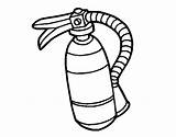 Fire Extinguisher Coloring Pages Getcolorings Color Printable sketch template
