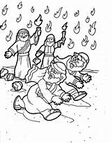 Gideon Midianites Torch Stories Judges Bacheca Getcolorings Ius Coloriage sketch template
