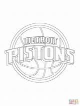 Pistons Detroit Coloring Logo Pages Golden State Warriors Durant Kevin Piston Drawing Hornets Charlotte Getdrawings Getcolorings Printable Color sketch template