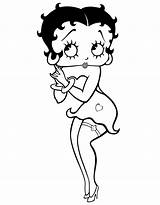 Betty Boop Disegnidacolorareonline Stampare sketch template