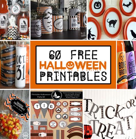 printable halloween decorations prudent penny pincher